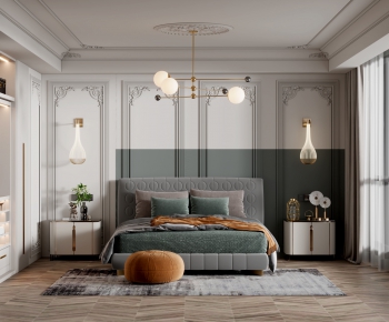 French Style Bedroom-ID:777320921