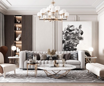 American Style A Living Room-ID:321288119