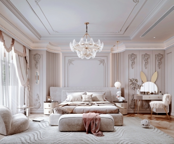 French Style Bedroom-ID:608391052