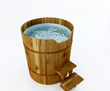 现代浴缸木桶-ID:549025061