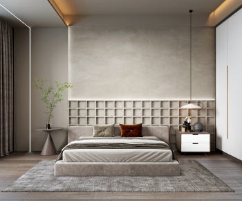 Wabi-sabi Style Bedroom-ID:536799498