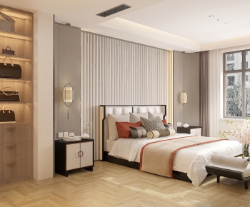 New Chinese Style Bedroom-ID:581095933