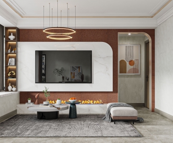 Modern A Living Room-ID:949404951