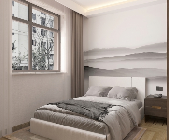 New Chinese Style Bedroom-ID:508254051