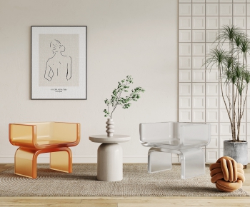 Wabi-sabi Style Single Chair-ID:605364084