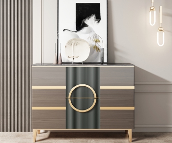 Modern Side Cabinet/Entrance Cabinet-ID:683598041