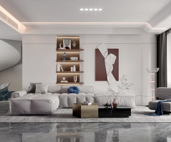 Modern A Living Room-ID:863184932