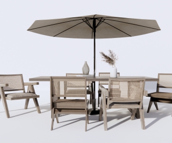 Wabi-sabi Style Outdoor Tables And Chairs-ID:485445025