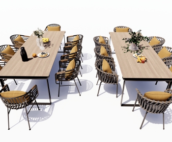 Modern Dining Table And Chairs-ID:595732937