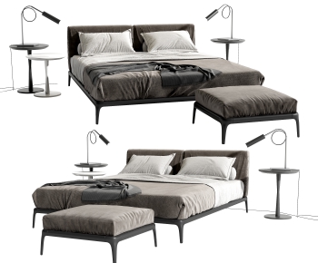 Modern Double Bed-ID:423046116