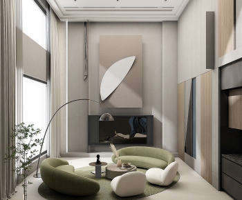 Modern A Living Room-ID:658324006