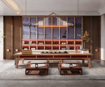 New Chinese Style Tea House-ID:317451007