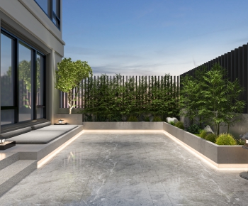 New Chinese Style Courtyard/landscape-ID:676839114