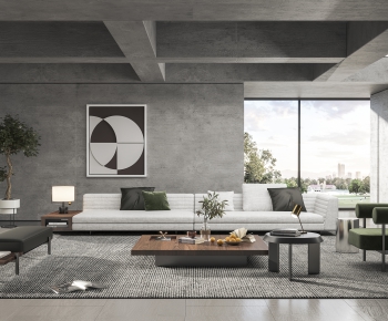 Modern A Living Room-ID:747462032