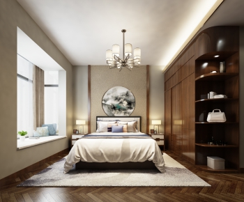 New Chinese Style Bedroom-ID:777734044