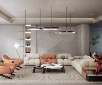 Wabi-sabi Style A Living Room-ID:376930957