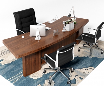 New Chinese Style Office Table-ID:759999992