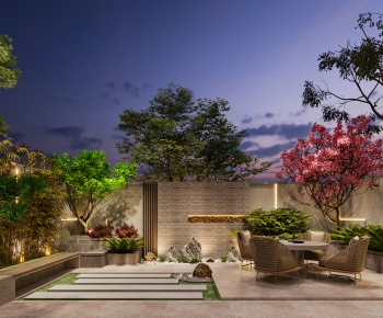 New Chinese Style Courtyard/landscape-ID:974560022