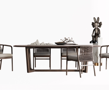 New Chinese Style Dining Table And Chairs-ID:954240086