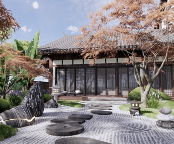 Japanese Style Courtyard/landscape-ID:184180024