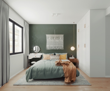 Nordic Style Bedroom-ID:645342117