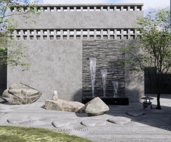 New Chinese Style Courtyard/landscape-ID:978352071