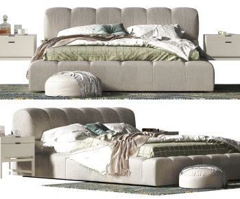 Modern Double Bed-ID:261473895