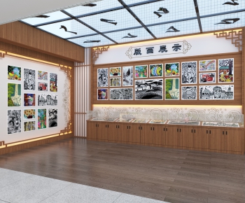 New Chinese Style Exhibition Hall-ID:552689083
