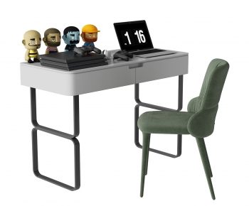 Modern Computer Desk And Chair-ID:818169127