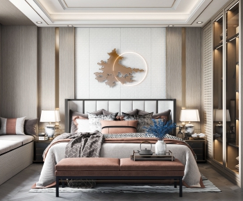 New Chinese Style Bedroom-ID:772928001