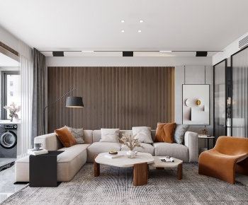 Modern A Living Room-ID:437665948