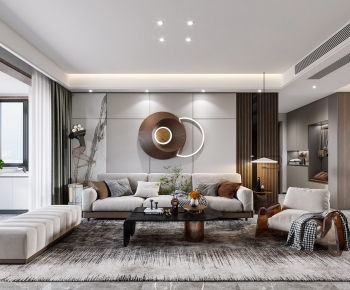Modern A Living Room-ID:951237925