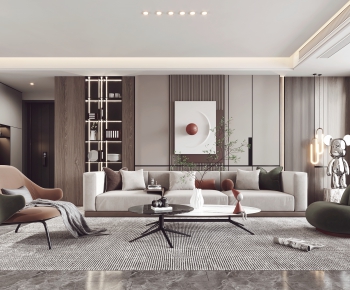 Modern A Living Room-ID:762450936