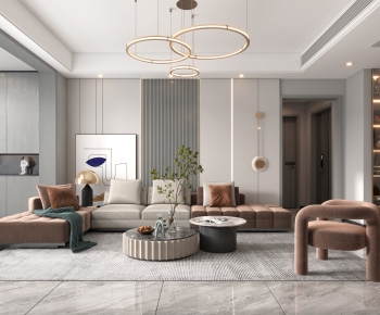 Modern A Living Room-ID:836977017