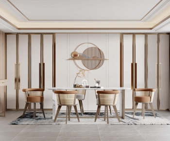 New Chinese Style Dining Room-ID:732302909