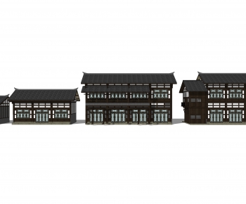 Chinese Style Ancient Architectural Buildings-ID:543930052
