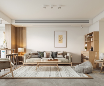 Japanese Style A Living Room-ID:592073924