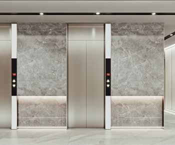 Modern Office Elevator Hall-ID:399324891