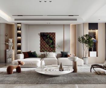 Modern A Living Room-ID:796185971