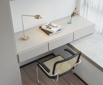 Modern Computer Desk And Chair-ID:865418919
