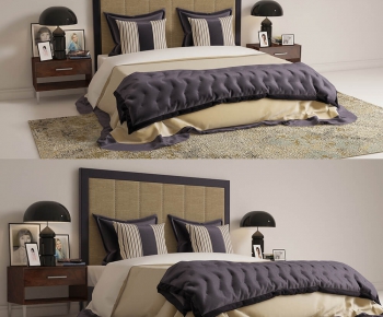 American Style Double Bed-ID:241549026