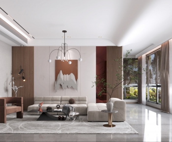 Modern A Living Room-ID:293829465