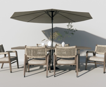 Wabi-sabi Style Outdoor Tables And Chairs-ID:543190005
