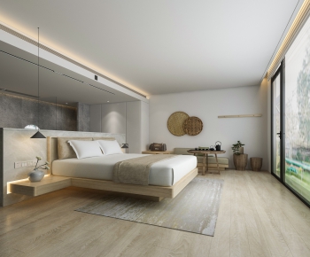 Modern Nordic Style New Chinese Style Guest Room-ID:914331919