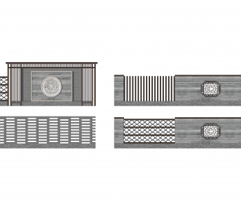 New Chinese Style Building Component-ID:272222042