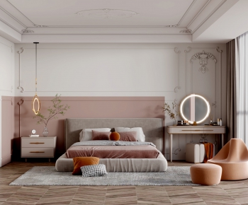 French Style Bedroom-ID:499099979