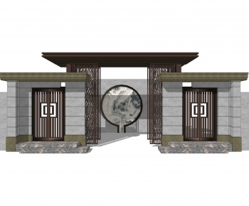 New Chinese Style Building Component-ID:584759746