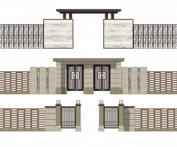 New Chinese Style Building Component-ID:303817997