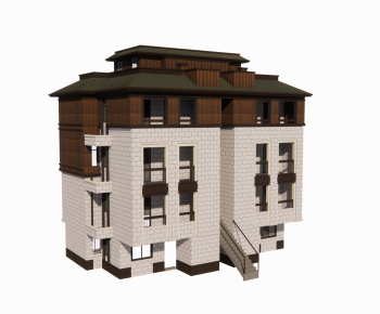 New Chinese Style Building Appearance-ID:662230015