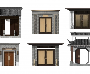 New Chinese Style Door-ID:761718033